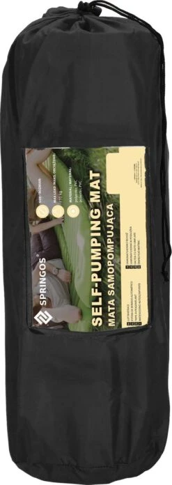 Springos Slaapmat | Zelfopblazend | 180 Cm | Inclusief Hoes | Zwart 32 Springos Slaapmat | Zelfopblazend | 180 Cm | Inclusief Hoes | Zwart -Buiten Kamperen 426x1200 3