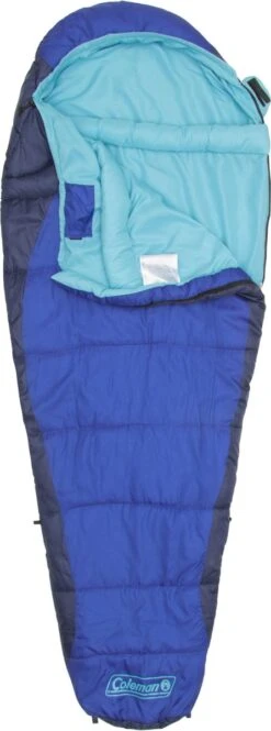 Coleman Fision 100 Mummy Slaapzak - 208 X 81 Cm - Blauw 15 Coleman Fision 100 Mummy Slaapzak - 208 X 81 Cm - Blauw -Buiten Kamperen 446x1200