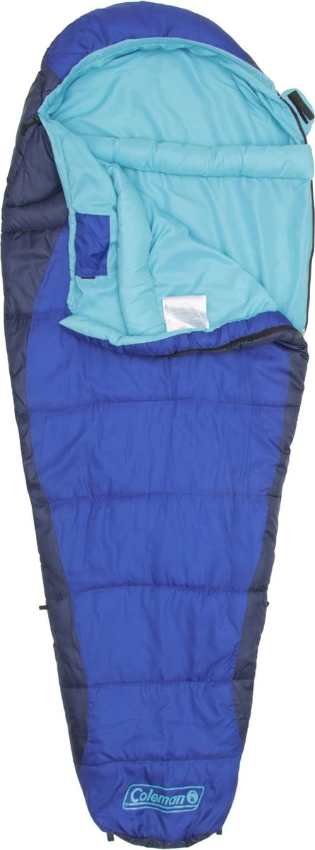 Coleman Fision 100 Mummy Slaapzak - 208 X 81 Cm - Blauw 8 Coleman Fision 100 Mummy Slaapzak - 208 X 81 Cm - Blauw - Afbeelding 8