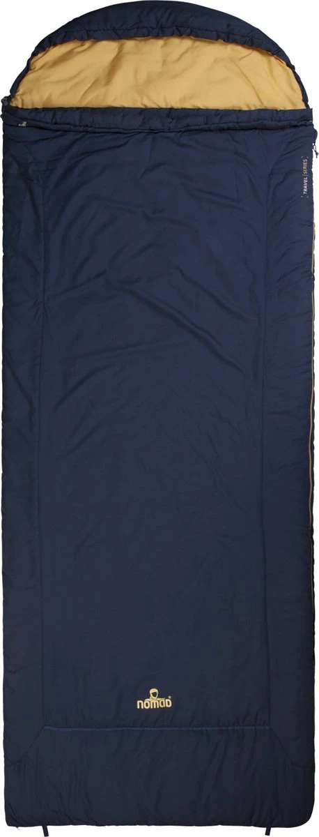 NOMAD® Aztec Comfort Slaapzak | 220x80cm Blauw | Lichtgewicht & Kwalitatief | Dekenmodel Slaapzak | Incl Hoes 1 NOMAD® Aztec Comfort Slaapzak | 220x80cm Blauw | Lichtgewicht & Kwalitatief | Dekenmodel Slaapzak | Incl Hoes