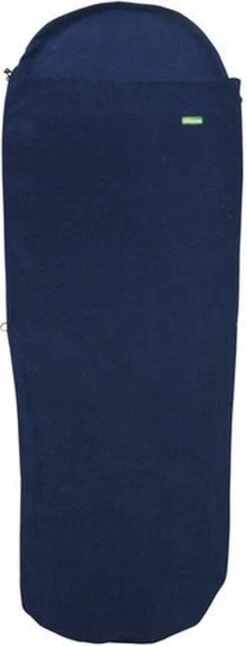 Lowland Fleece Deken - Lakenzak - Navy -Buiten Kamperen 459x1200