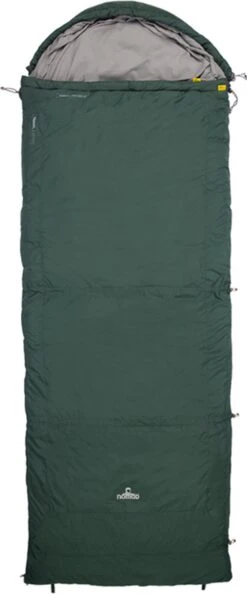 NOMAD® Triple-S Premium Plus Slaapzak (Links) | 220x80cm Groen | Lichtgewicht & Kwalitatief | Slaapzak | Incl Hoes -Buiten Kamperen 499x1200