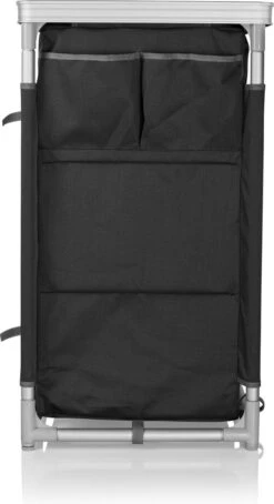 Campart Campingkeuken KI-0734 - Campingkast Groot - 4 Verstelbare Poten - Opvouwbaar En Lichtgewicht - Inclusief Opbergtas - Grijs 14 Campart Campingkeuken KI-0734 - Campingkast Groot - 4 Verstelbare Poten - Opvouwbaar En Lichtgewicht - Inclusief Opbergtas - Grijs -Buiten Kamperen 653x1200