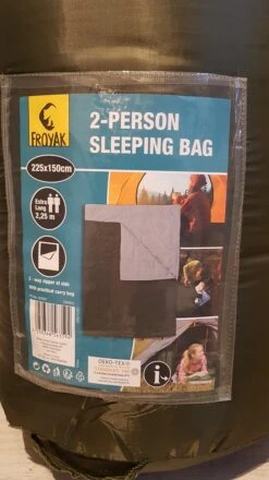 Froyak - 2-persoons Slaapzak XXL Groen 225 X 150 Cm - 2 Persoons Slaapzak Envelop Model Extra Large 10 Froyak - 2-persoons Slaapzak XXL Groen 225 X 150 Cm - 2 Persoons Slaapzak Envelop Model Extra Large -Buiten Kamperen 674x1200 6