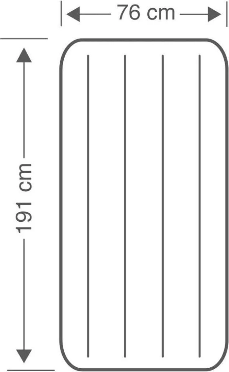 Intex Luchtbed - Classic Downy - Formaat: Cot - B76 X L191 X H25 Cm - 1 Pers. - Met Reparatieset 4 Intex Luchtbed - Classic Downy - Formaat: Cot - B76 X L191 X H25 Cm - 1 Pers. - Met Reparatieset - Afbeelding 4