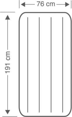 Intex Luchtbed - Downy - Formaat: Cot - B76 X L191 X H25 Cm - Ingebouwde Voetpomp- Met Reparatieset 13 Intex Luchtbed - Downy - Formaat: Cot - B76 X L191 X H25 Cm - Ingebouwde Voetpomp- Met Reparatieset -Buiten Kamperen 740x1200