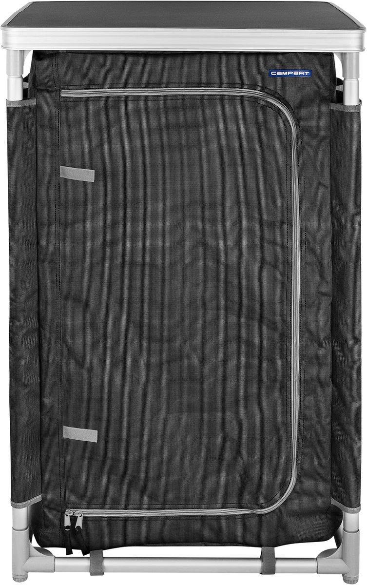 Campart Campingkast CU-0719 – Opvouwbaar En Verstelbaar - 4 Verstelbare Poten - 3 Lagen - Aluminium Frame - Grijs 11 Campart Campingkast CU-0719 – Opvouwbaar En Verstelbaar - 4 Verstelbare Poten - 3 Lagen - Aluminium Frame - Grijs - Afbeelding 11