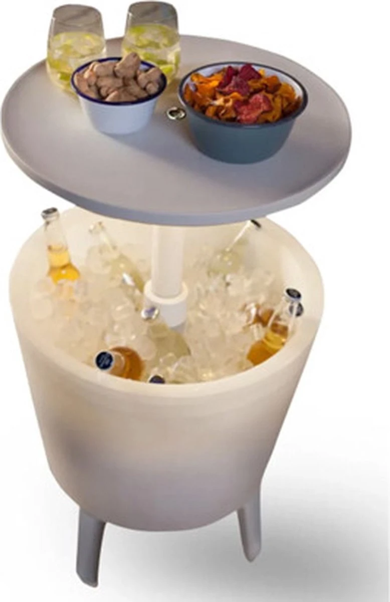 Keter Coolbar Partytafel – Lichtgevend - 49,5x49,5x57cm - Wit 7 Keter Coolbar Partytafel – Lichtgevend - 49,5x49,5x57cm - Wit - Afbeelding 7