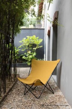 LAFUMA Pop Up XL - Vlinderstoel - Inklapbaar - Curry -Buiten Kamperen 800x1200