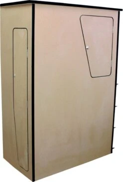 Camper Keuken MDF - Linkerkant EU - Inclusief Kledingstang + Wijnrek - Onbewerkt - Inbouw Kasten Inrichting Kampeerauto Caravan -Buiten Kamperen 812x1200