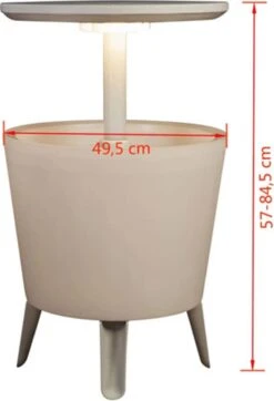 Keter Coolbar Partytafel – Lichtgevend - 49,5x49,5x57cm - Wit 19 Keter Coolbar Partytafel – Lichtgevend - 49,5x49,5x57cm - Wit -Buiten Kamperen 818x1200 1