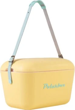 Merkloos Polarbox - Koelbox - Met Schouderband - Geel - 20 Liter - 45x30x(H)27cm -Buiten Kamperen 820x1200