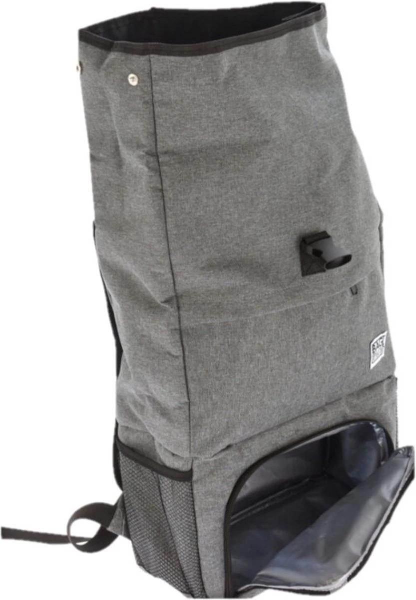 Merkloos Rugtas/rugzak Grijs - 30 X 12 X 60 Cm - 20 Liter - Met Koel Voorvakje - Koelrugzak 3 Merkloos Rugtas/rugzak Grijs - 30 X 12 X 60 Cm - 20 Liter - Met Koel Voorvakje - Koelrugzak - Afbeelding 3