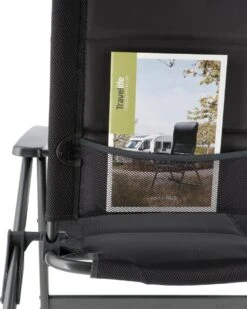 Travellife Barletta Comfort Stoel Antraciet / Donkergrijs -Buiten Kamperen 960x1200