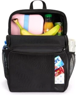 Sunflake Koeltas Rugzak (28L) - Geschikt Voor 16 Blikjes - Lunchtas Voor Dames En Heren - Zwart 11 Sunflake Koeltas Rugzak (28L) - Geschikt Voor 16 Blikjes - Lunchtas Voor Dames En Heren - Zwart -Buiten Kamperen 961x1200