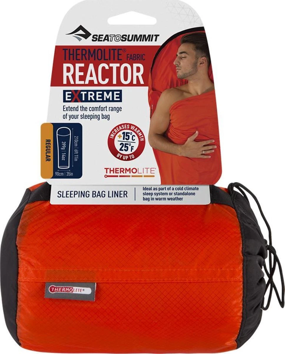 Sea To Summit - Reactor Extreme Thermolite® Mummy Liner Long - Lakenzak - Extra Verwarmend - Lang 1 Sea To Summit - Reactor Extreme Thermolite® Mummy Liner Long - Lakenzak - Extra Verwarmend - Lang