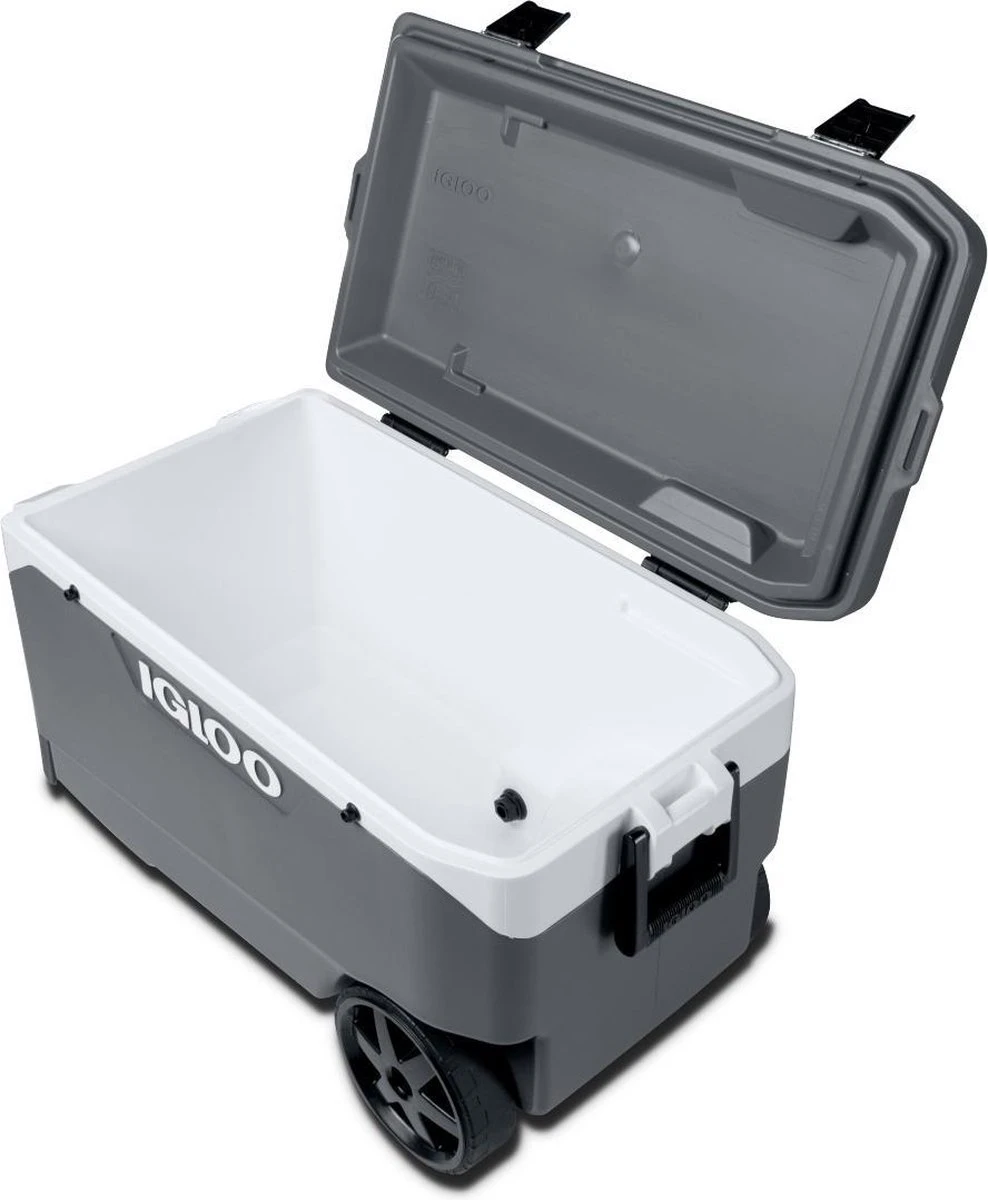 Igloo Latitude 90 Roller - Grote Koelbox Op Wielen - 85 Liter - Grijs 12 Igloo Latitude 90 Roller - Grote Koelbox Op Wielen - 85 Liter - Grijs - Afbeelding 12